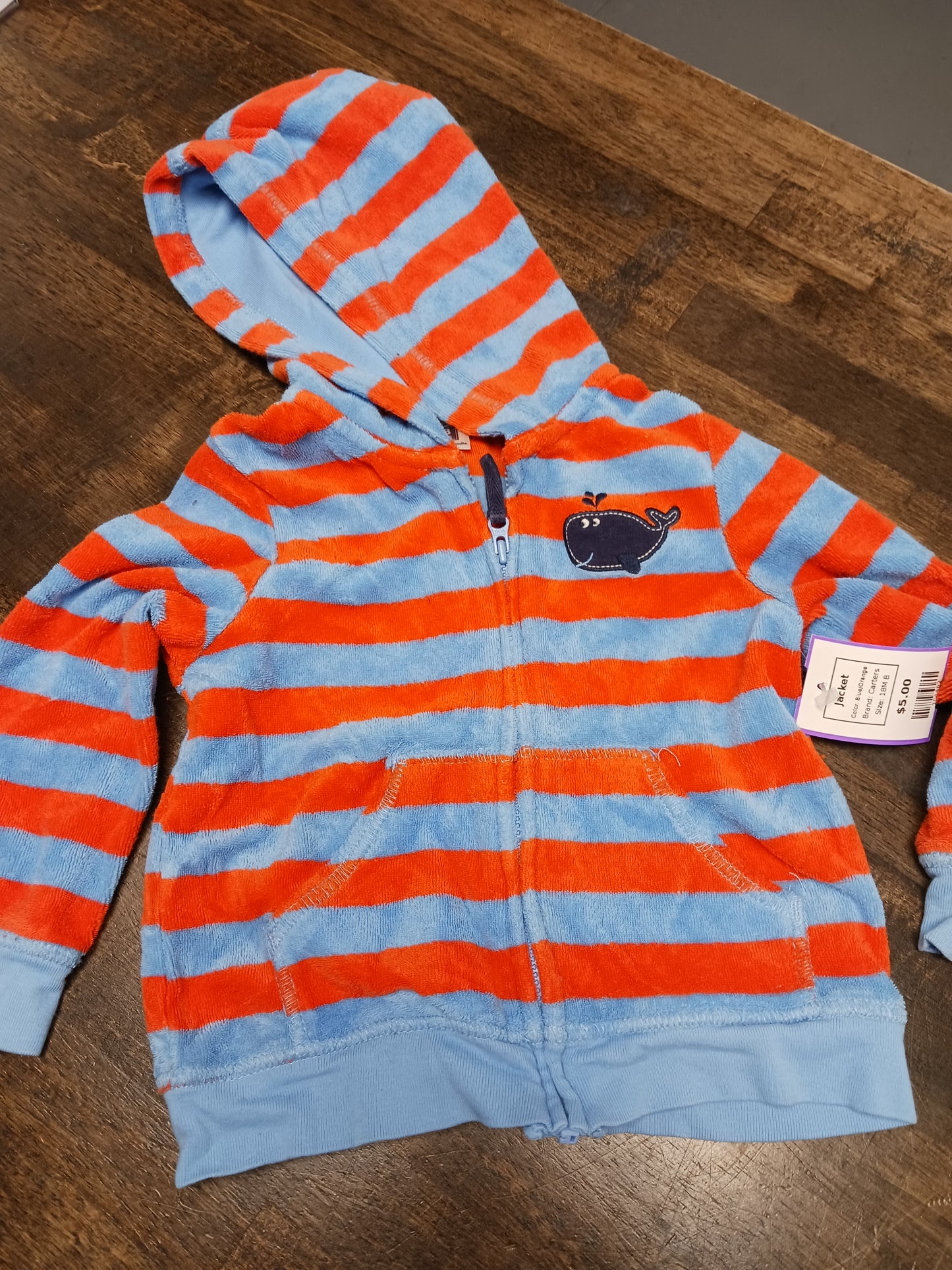 Blue/Orange Carters Jacket, 18M B