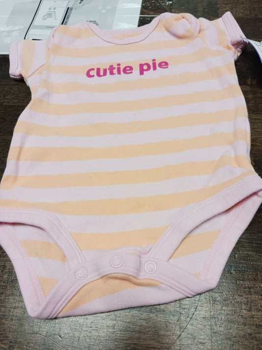 pink Carters Cutie Pie Onesie, 6M G