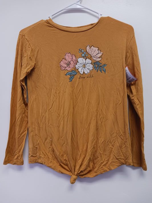 Yellow Flower Bixby Nomad Longsleeve Shirt, 8 G