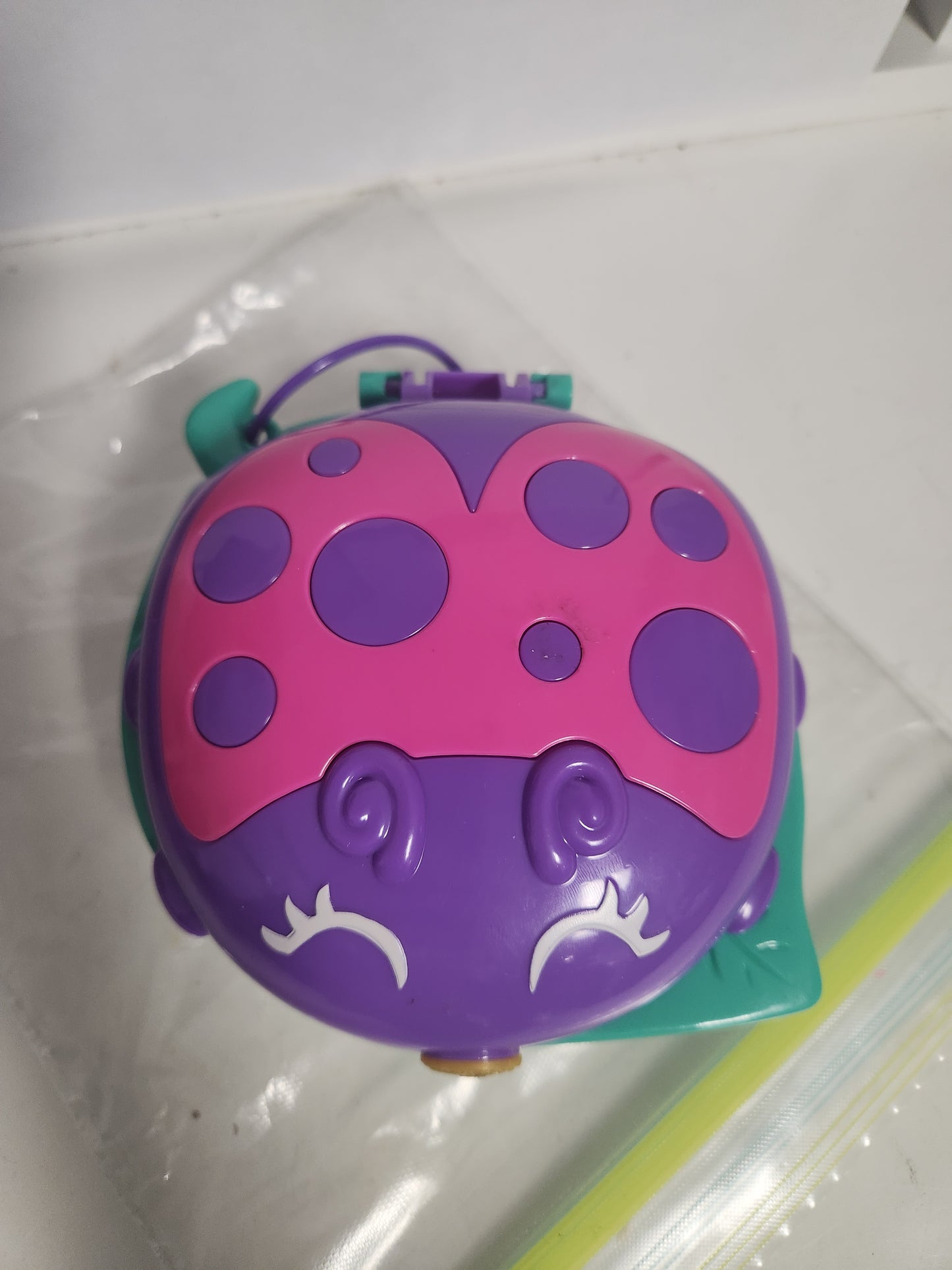 Pink/Purple/Green Polly Pocket Lil' Ladybug Garden