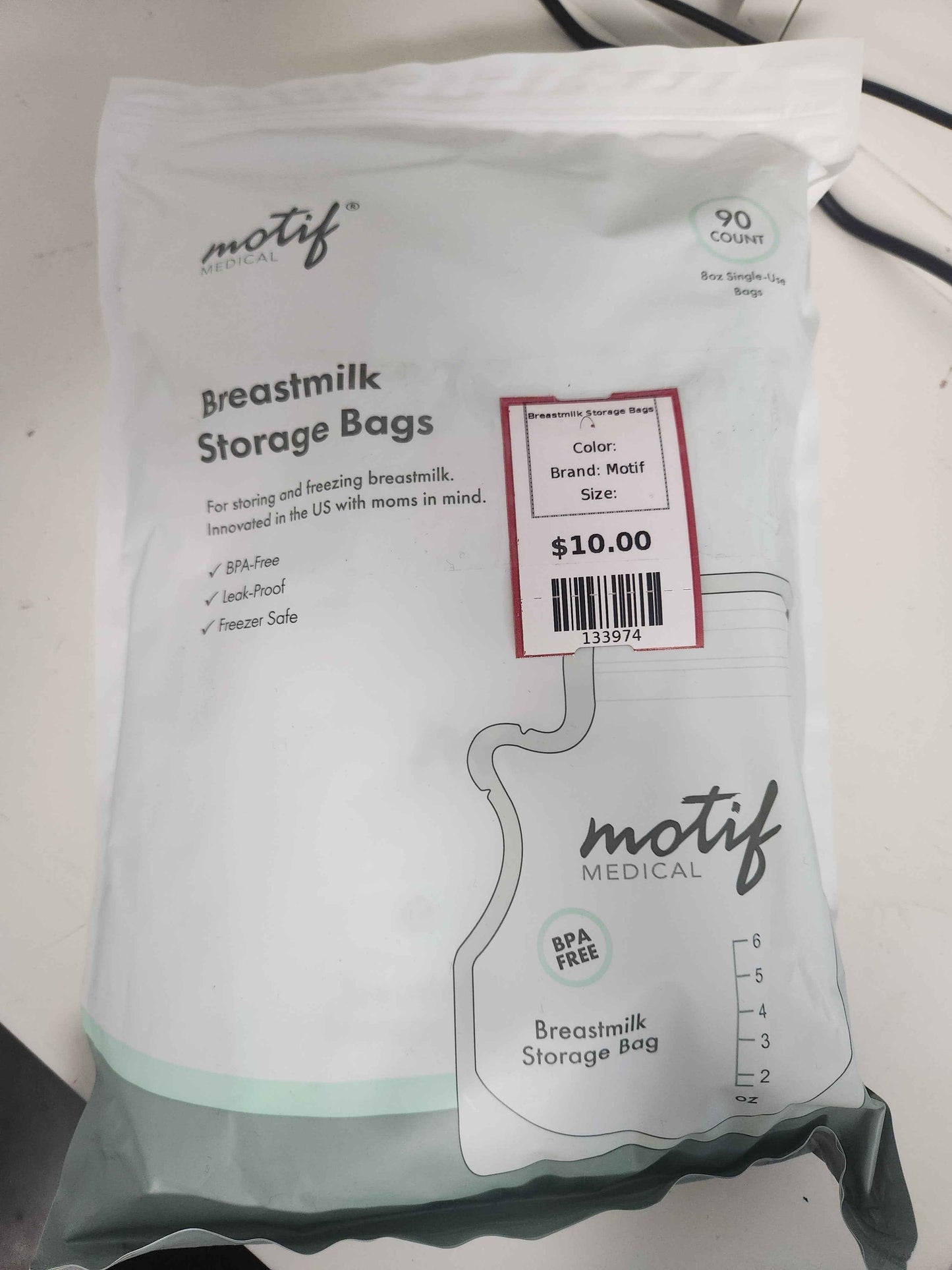 Motif Breastmilk Storage Bags