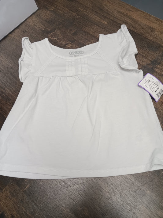 white OshKosh shirt, 5T G