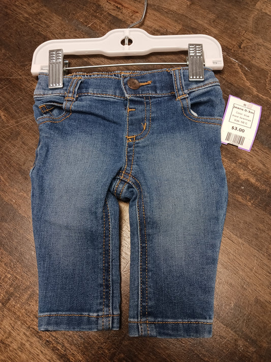 blue Garanimals Jeans 0-3m, NB G