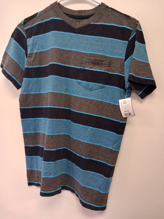 Grey/Blue/Black Point Zero Shirt, 10 B