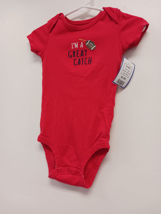Red Carters Onesie, 9M B
