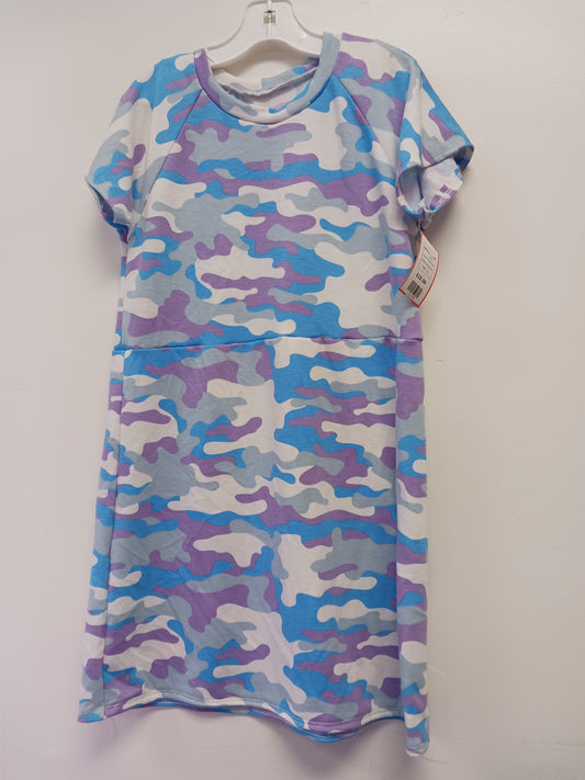 blue/white Boutique Camo Dress 7/8, 7 G
