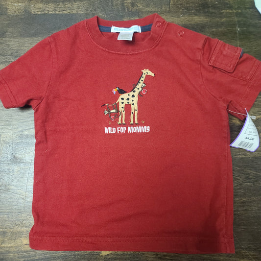 Red Animal Janie And Jack Shirt, 6M B