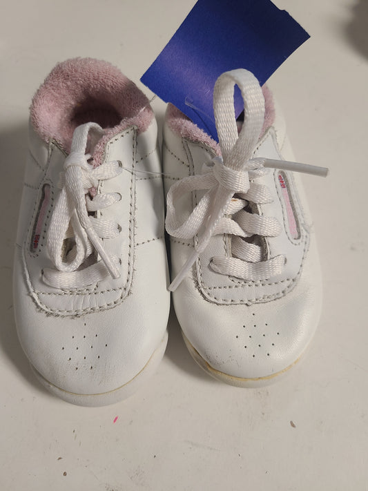 white/pink Reebok Sneakers, 4 G
