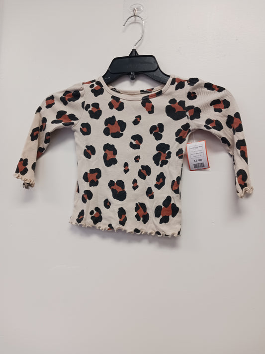 Tan/Black Cheetah Garanimals Longsleeve Shirt, 2T G