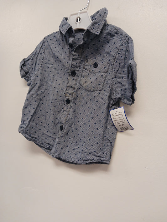 Blue/Navy Star George Button Up, 18M B