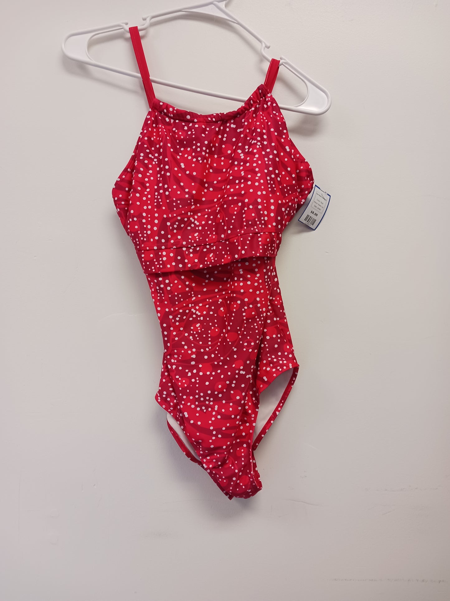 Red Ocean Lily One Piece Swim Suit, small
