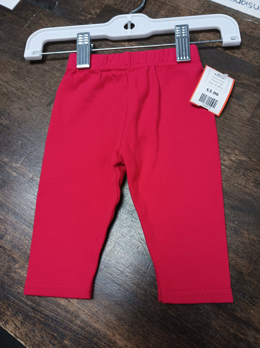 Red HB Pants, 0-3M G