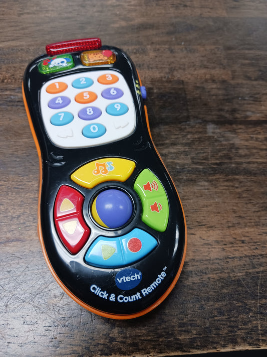 Orange/Black Vtech Click & Count Remote
