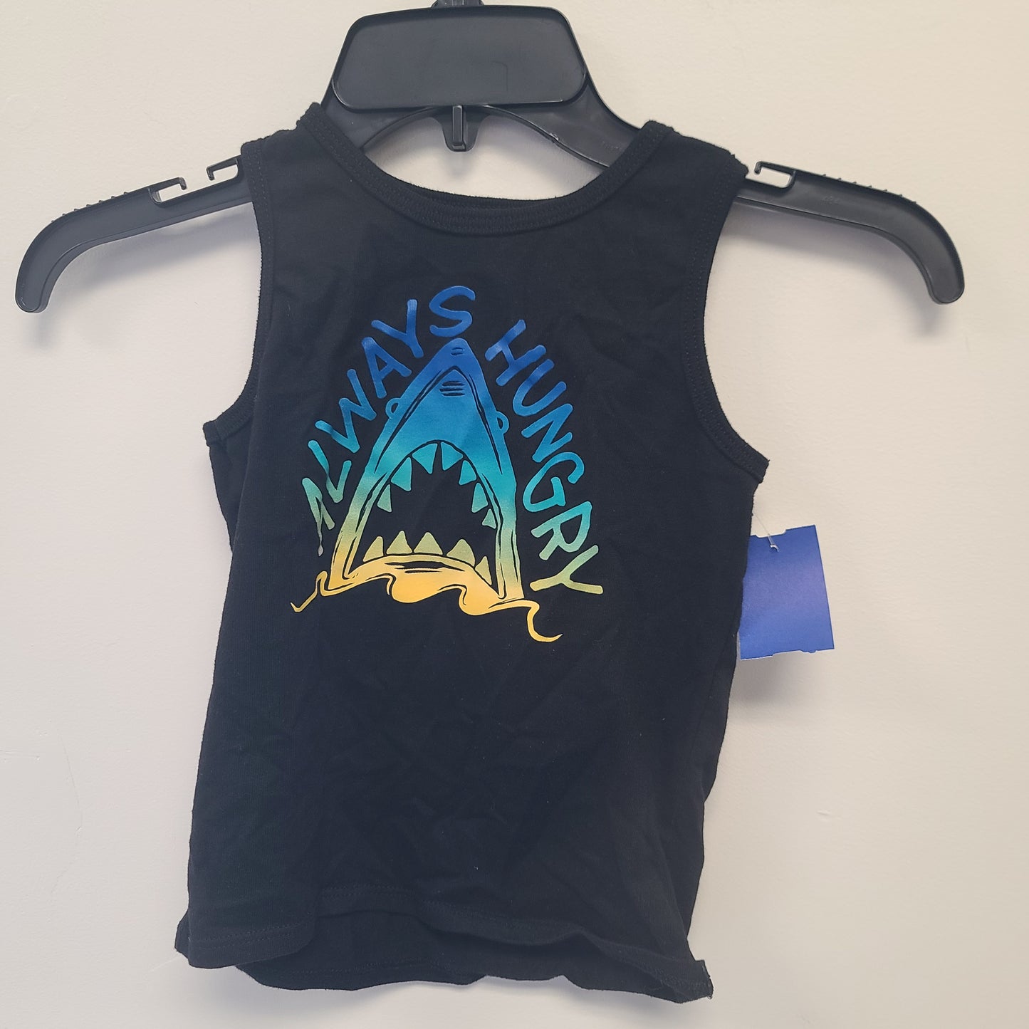 black granimals always hungry tank top, 5T B