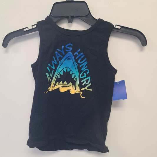 black granimals always hungry tank top, 5T B