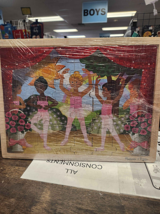 Melissa & Doug Wooden Ballerina Puzzle