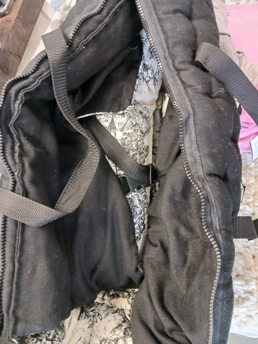 black/white Buggy Bag Shopping Cart Cover