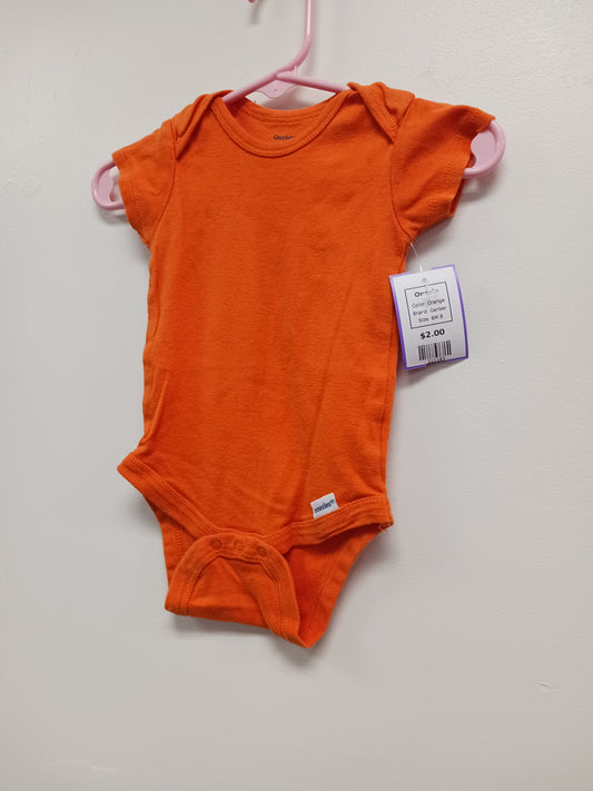 Orange Gerber Onesie, 6M B