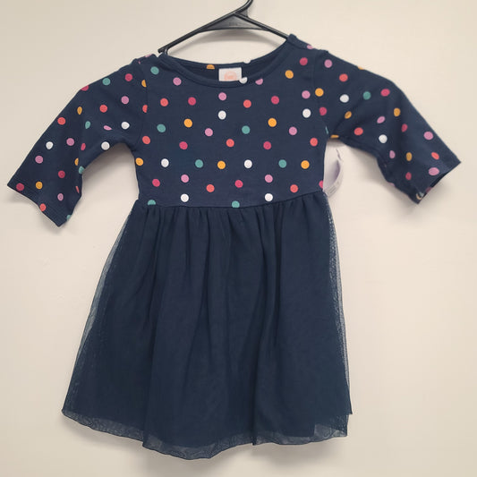 blue Wonder Nation Poka Dot Dress, 2T G