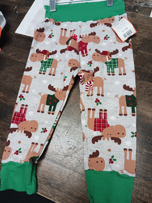 Green/Grey Boutique Reindeer Joggers, 18m