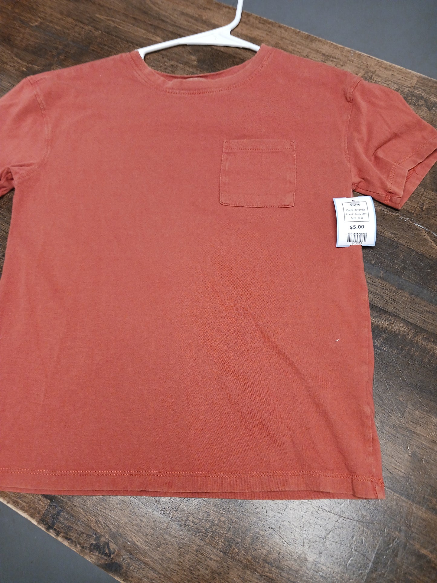 Orange Cat & Jack Shirt, 8 B