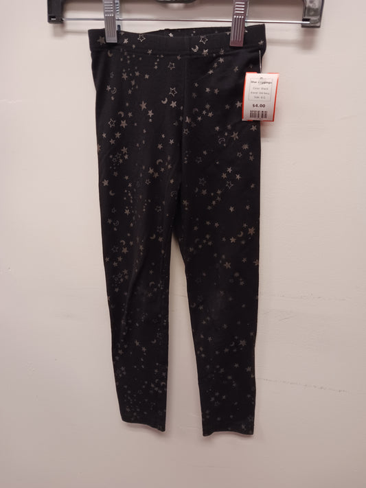 Black Old Navy Star Leggings, 6 G