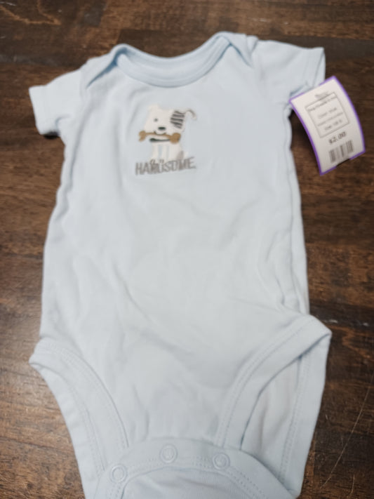 blue Child of Mine Dog Onesie 0-3m, NB B