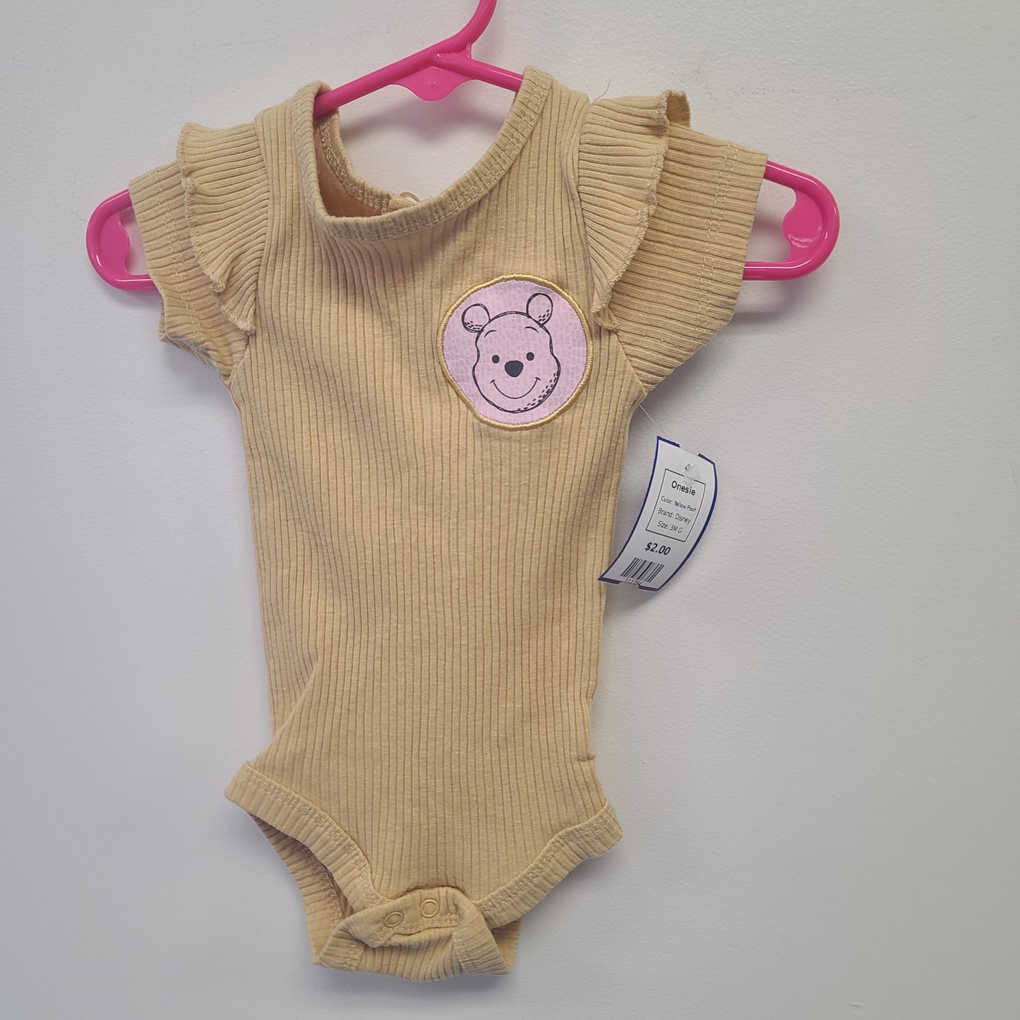 Yellow Pooh Disney Onesie, 3M G