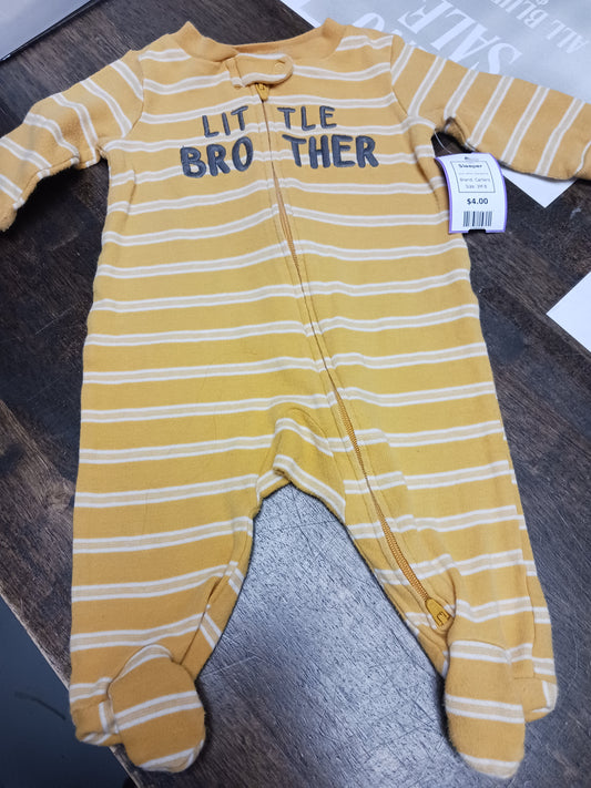 Yellow Little Brother Carters Sleeper, 3M B