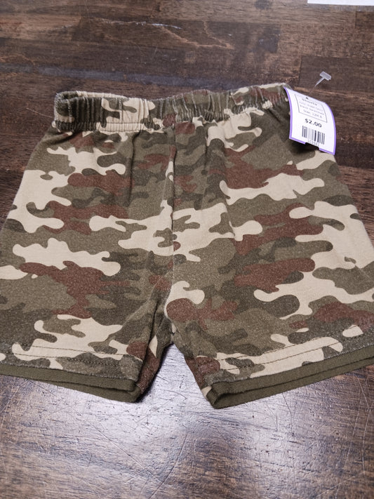 Green Camo Garanimals Shorts, 12M B