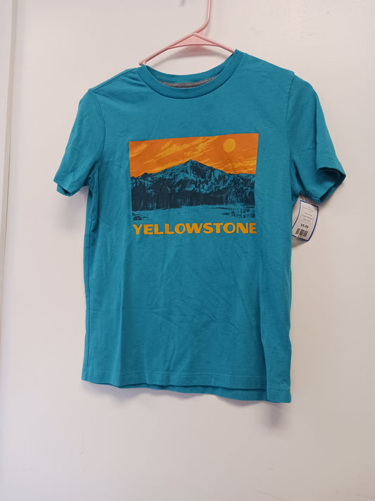 Blue Old Navy Yellowstone Tshirt 10/12, 10 B