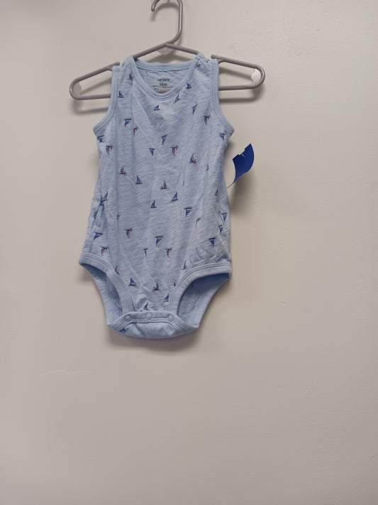 blue Carters Sailboat Tank Onesie, 18M B
