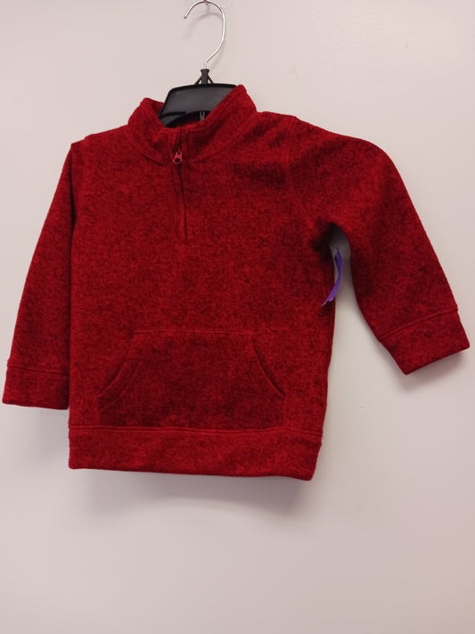 Red Jumping Bean 1/4 Zip, 2T B