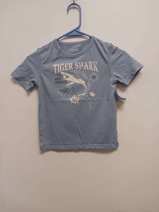 Blue 365 kids Tiger Shark Tshirt, 6 B