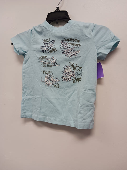 blue Lands End Animals Tshirt 4/5, 4T B