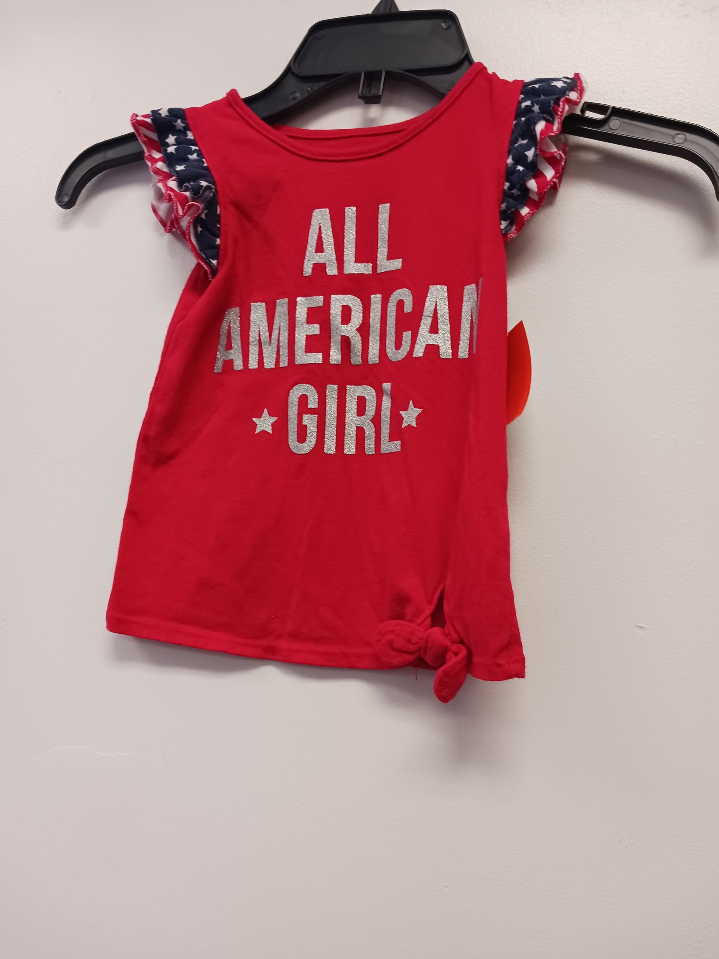 Red  Sleeveless Top, 2T G