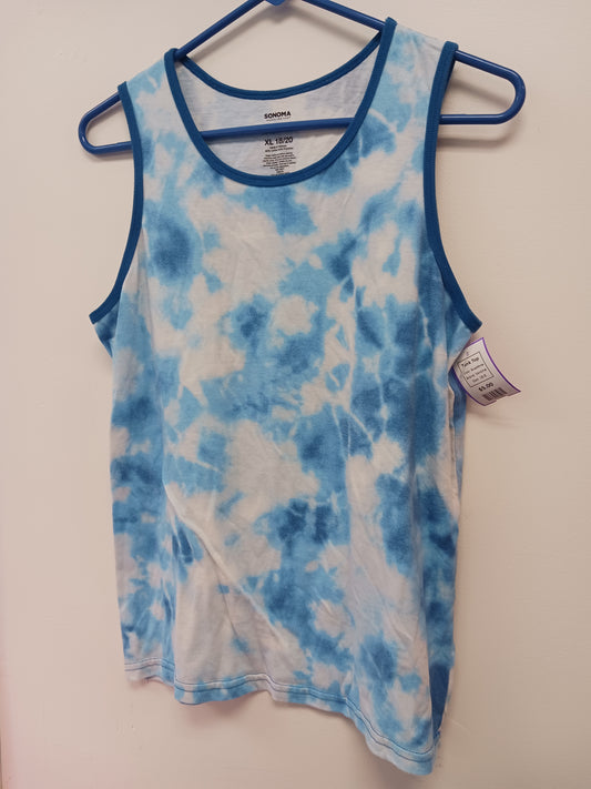 Blue/White Sonoma Tank Top, 18 B