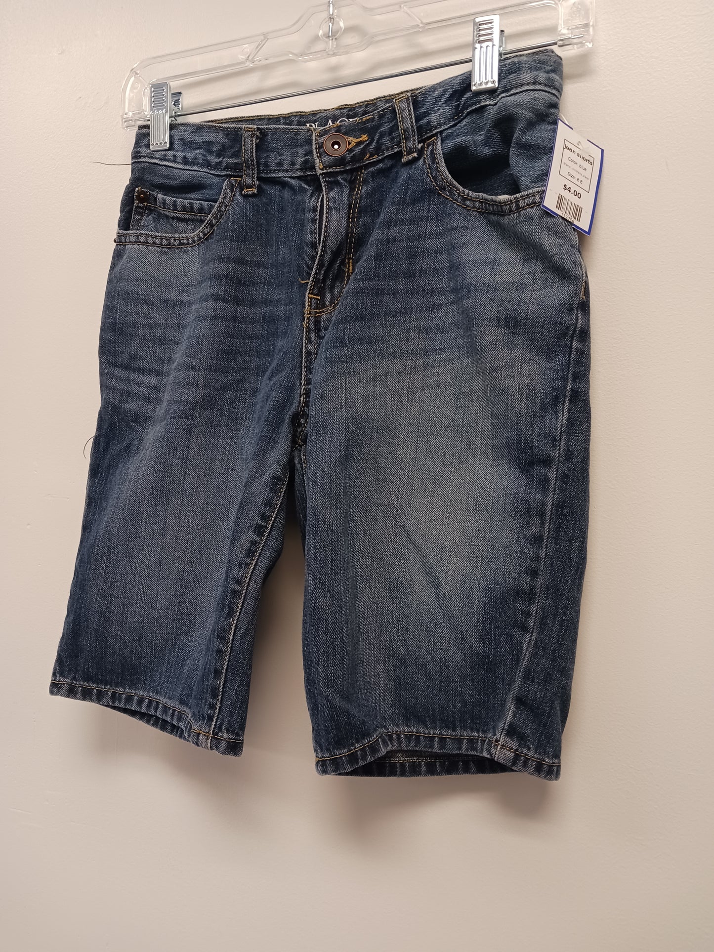 blue childrens place jean shorts, 8 B