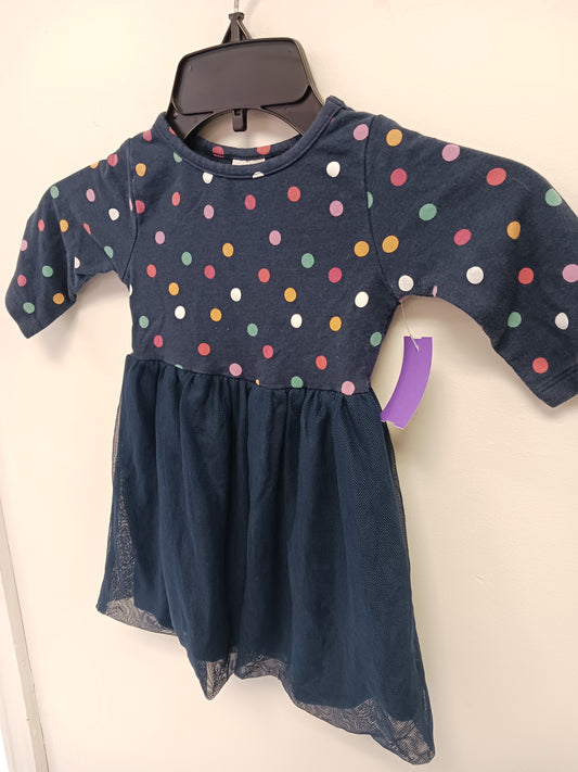 Navy/Colorful Polka Dot Wonder Nation Dress, 18M G