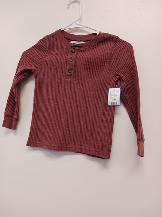 Brown Old Navy Longsleeve Shirt, 5T B
