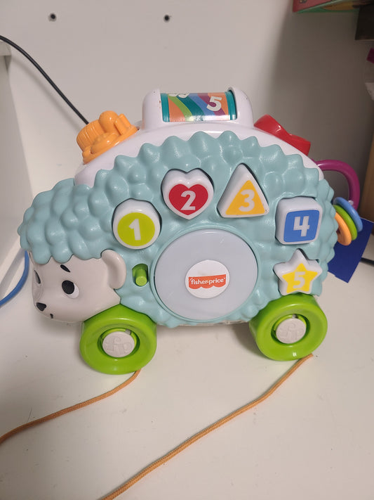 Blue Fisher Price Linkimals Pull Along Hedgehog