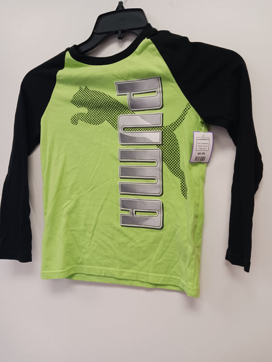 Green/Black Puma Longsleeve Shirt, 8 B