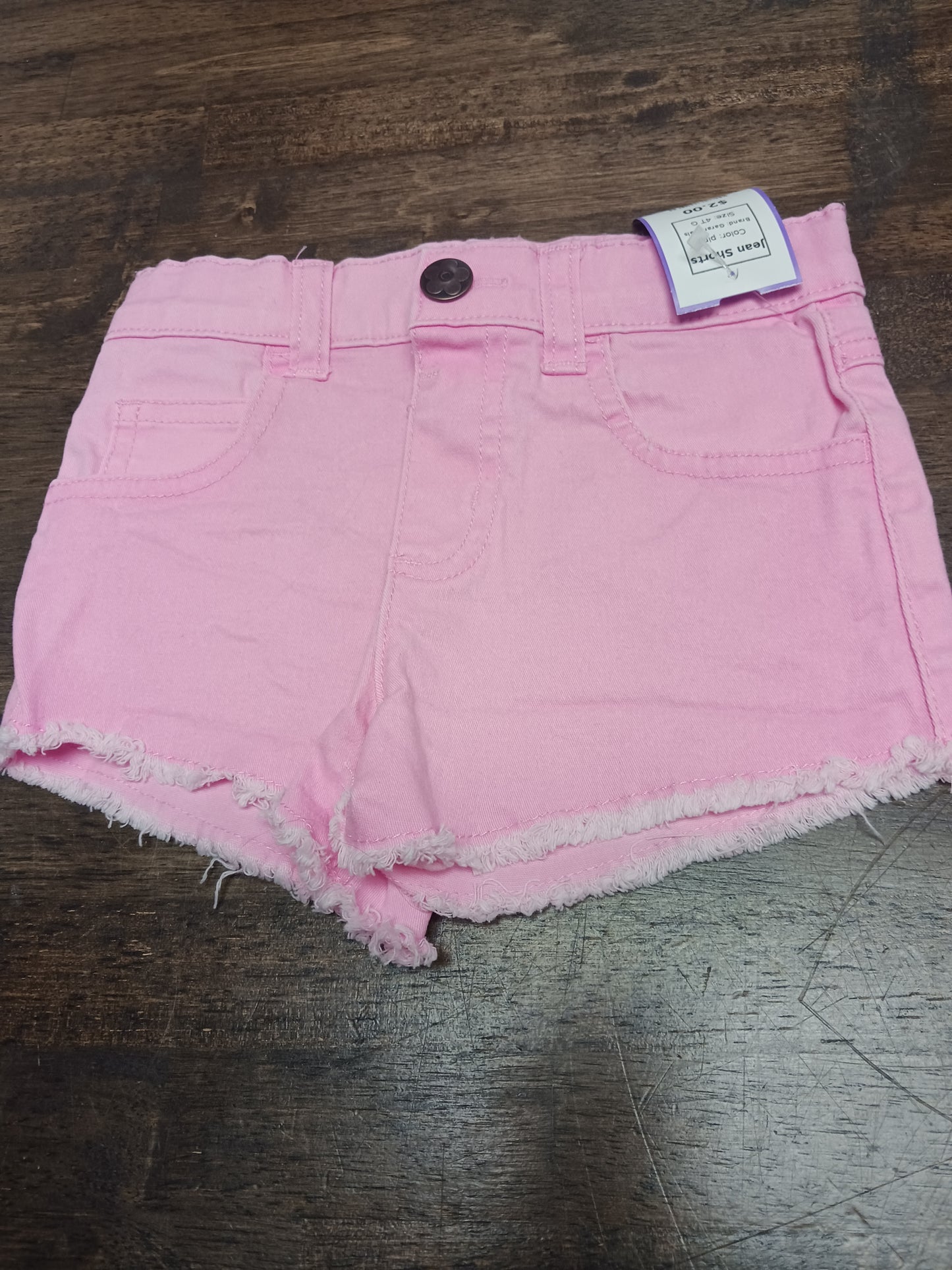 pink Garanimals Jean Shorts, 4T G