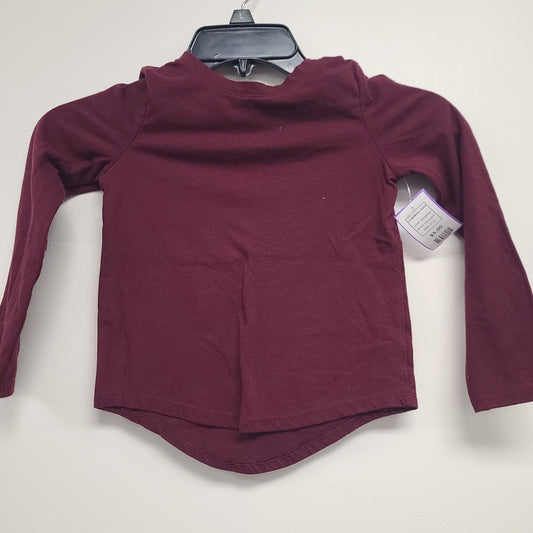 Burgandy Cat & Jack Longsleeve Shirt, 5T G