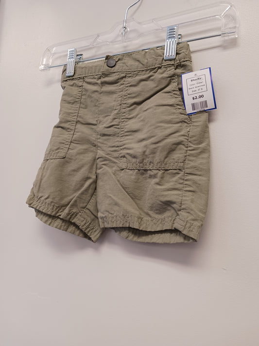 Green Garanimals Shorts, 3T B