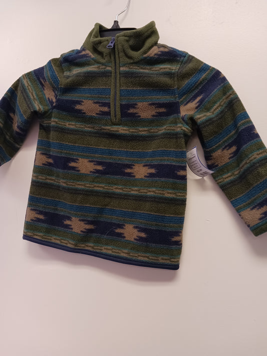 green stripe Old Navy 1/4 Zip Jacket, 3T B