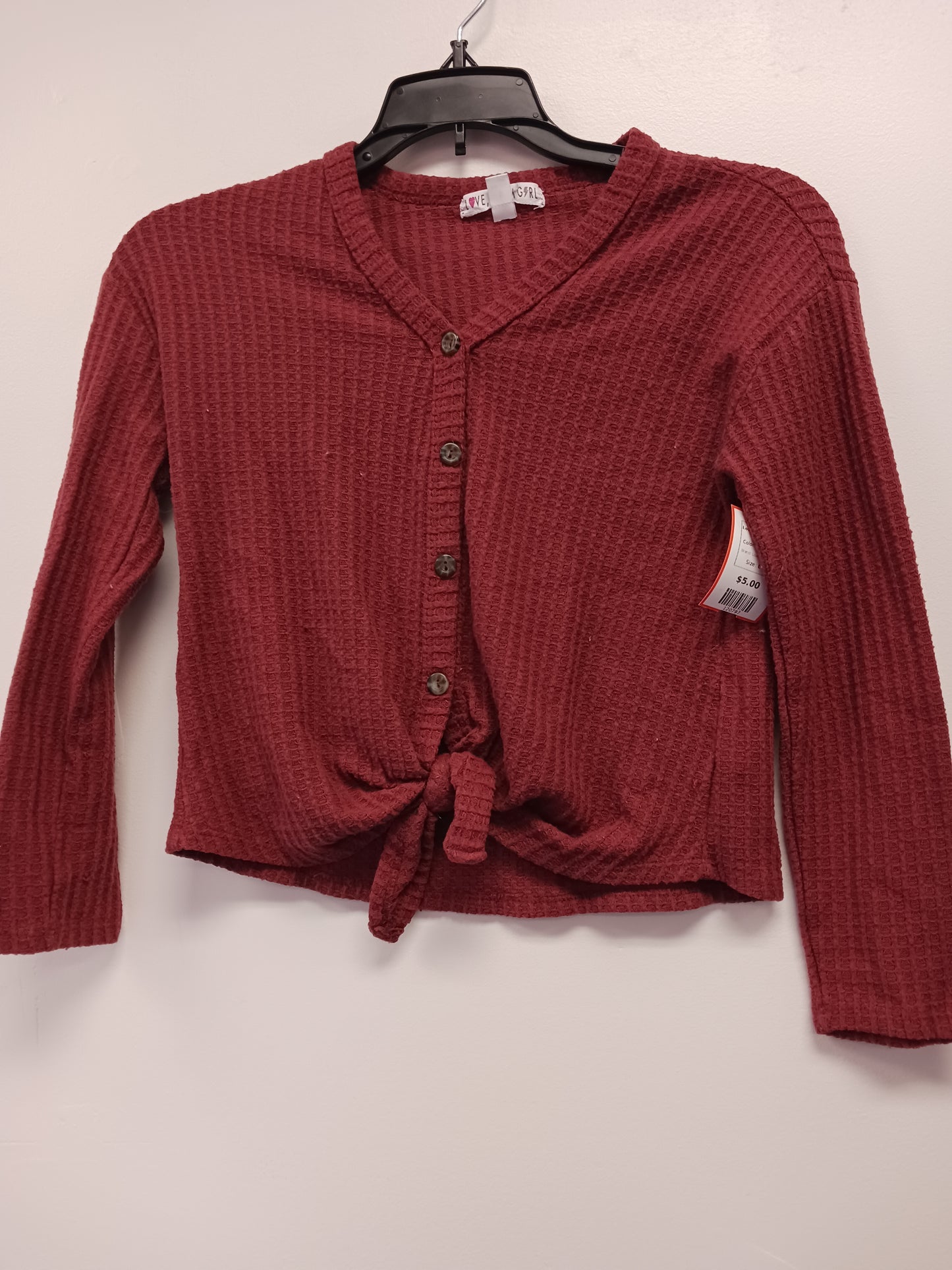 Burgandy Love, Glam Girl Longsleeve Shirt, 6 G