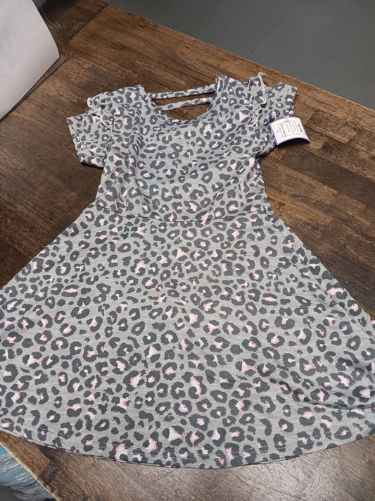 grey My Destiny Cheeta Dress, 4T G