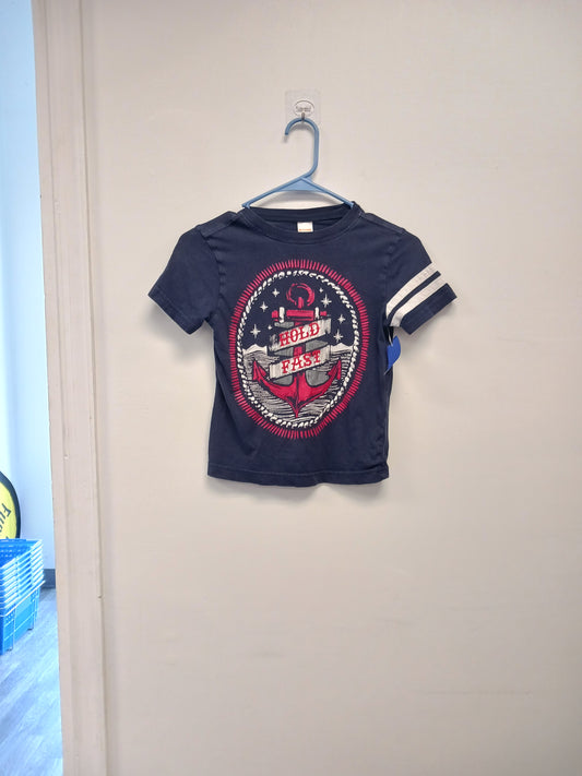 Navy Gymboree Hold & Fast Tshirt, 6 B