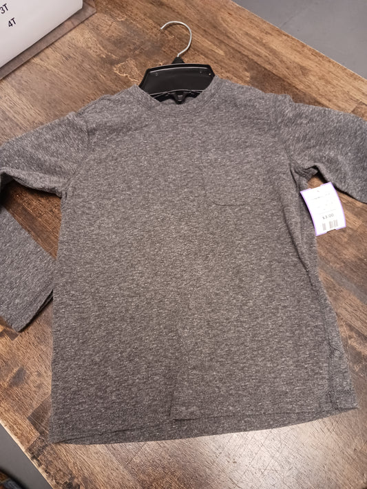 Grey Okie Dokie Longsleeve Shirt, 7 B